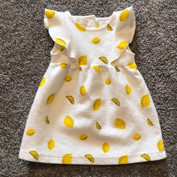 baby girl lemon dress